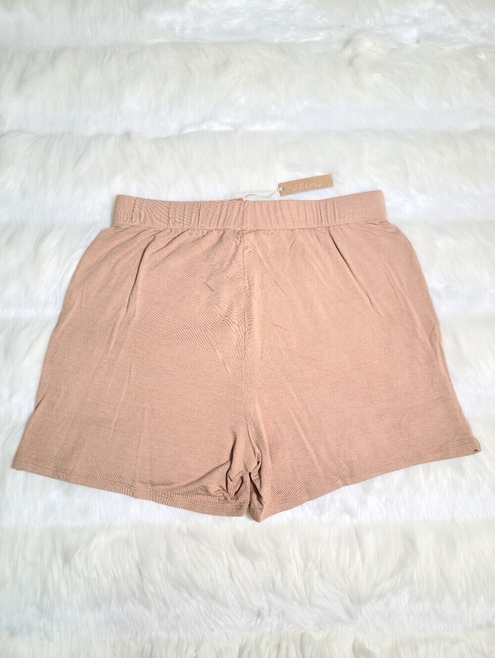 SKIMS Boxer Shorts Brown Ochre Women Small NEW - Picture 2 of 4